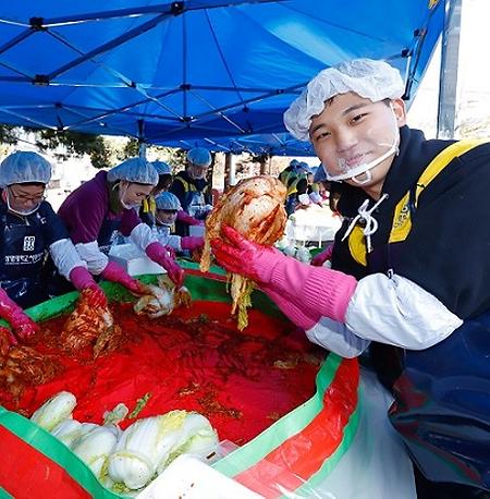 상명대 사회봉사단, 사랑의 김장 나눔 봉사